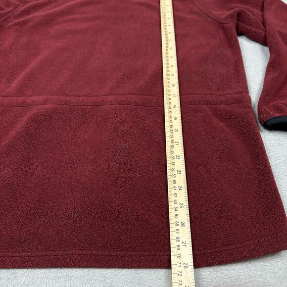 Vintage LL Bean Jacket Women’s XL 1X Red Fleece Full Zip Sweater Pockets Outdoor - Picture 10 of 11